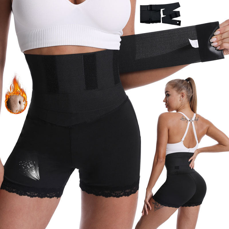 Culotte gainante fitness taille haute sans coutures pour femme