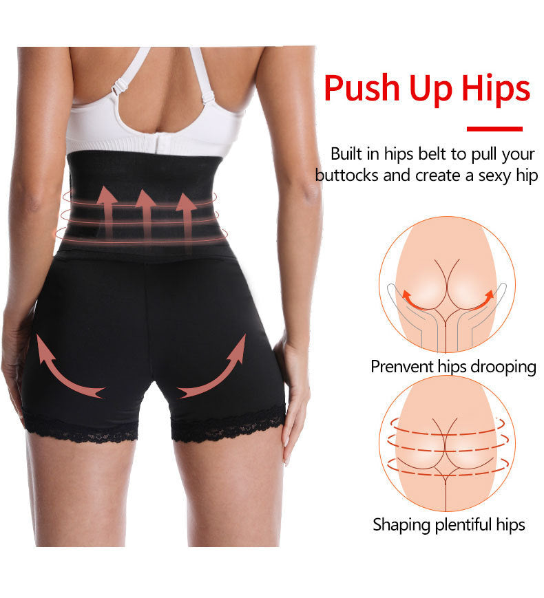 Culotte gainante fitness taille haute sans coutures pour femme