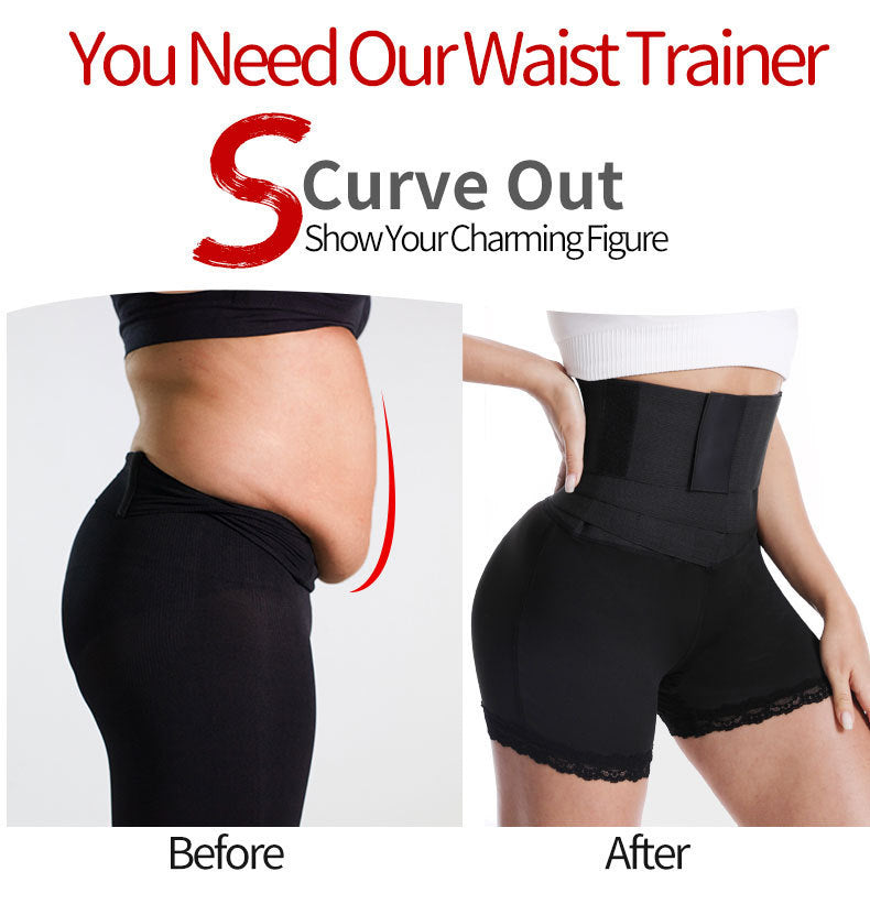 Culotte gainante fitness taille haute sans coutures pour femme