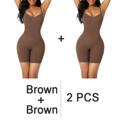 Nahtlose Shapewear Damen Bodysuit Fajas Body Shapewear Bauchkontrolle Shapewear Postpartale Hüftstraffung Bodysuit Bauchunterwäsche
