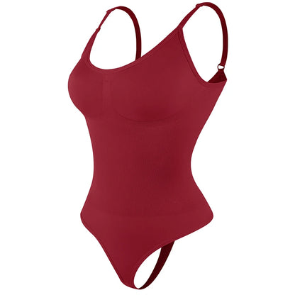Glättender Shapewear-Bodysuit für Damen, Faja, Ganzkörper-Shaper-Tanga, weiche, körperformende, modellierende Unterwäsche zur Bruststraffung