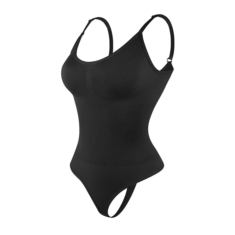 Glättender Shapewear-Bodysuit für Damen, Faja, Ganzkörper-Shaper-Tanga, weiche, körperformende, modellierende Unterwäsche zur Bruststraffung