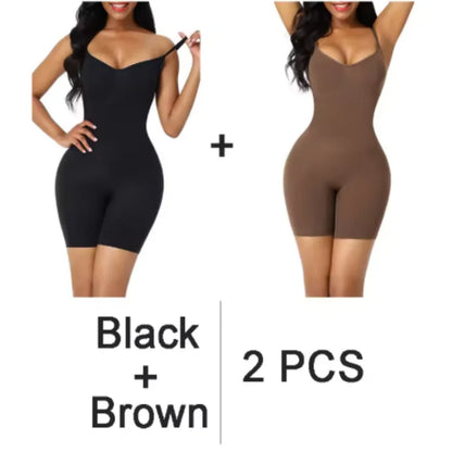 Nahtlose Shapewear Damen Bodysuit Fajas Body Shapewear Bauchkontrolle Shapewear Postpartale Hüftstraffung Bodysuit Bauchunterwäsche