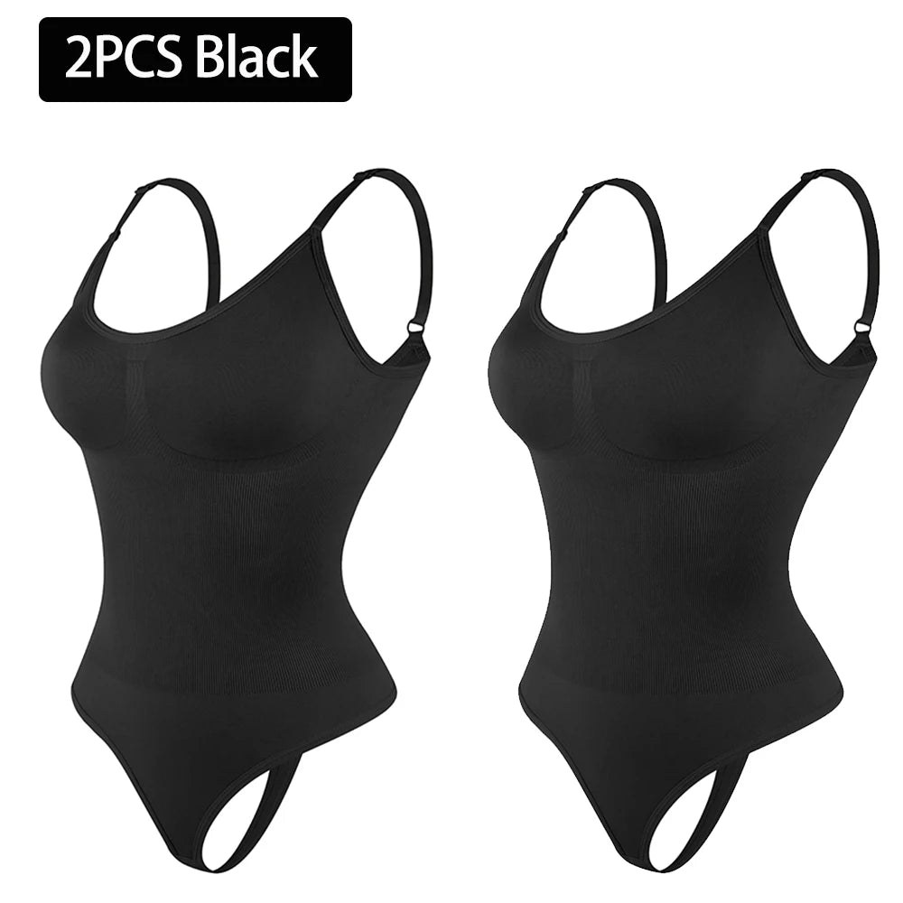 Glättender Shapewear-Bodysuit für Damen, Faja, Ganzkörper-Shaper-Tanga, weiche, körperformende, modellierende Unterwäsche zur Bruststraffung
