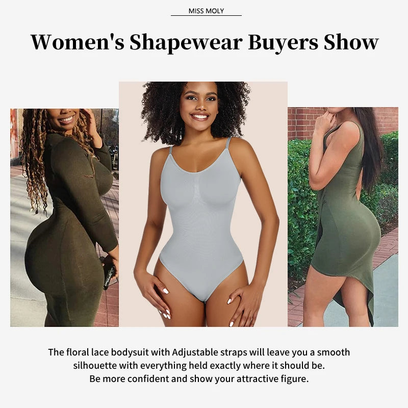 Glättender Shapewear-Bodysuit für Damen, Faja, Ganzkörper-Shaper-Tanga, weiche, körperformende, modellierende Unterwäsche zur Bruststraffung