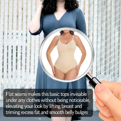 Glättender Shapewear-Bodysuit für Damen, Faja, Ganzkörper-Shaper-Tanga, weiche, körperformende, modellierende Unterwäsche zur Bruststraffung