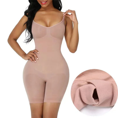 Nahtlose Shapewear Damen Bodysuit Fajas Body Shapewear Bauchkontrolle Shapewear Postpartale Hüftstraffung Bodysuit Bauchunterwäsche