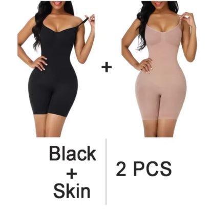 Nahtlose Shapewear Damen Bodysuit Fajas Body Shapewear Bauchkontrolle Shapewear Postpartale Hüftstraffung Bodysuit Bauchunterwäsche