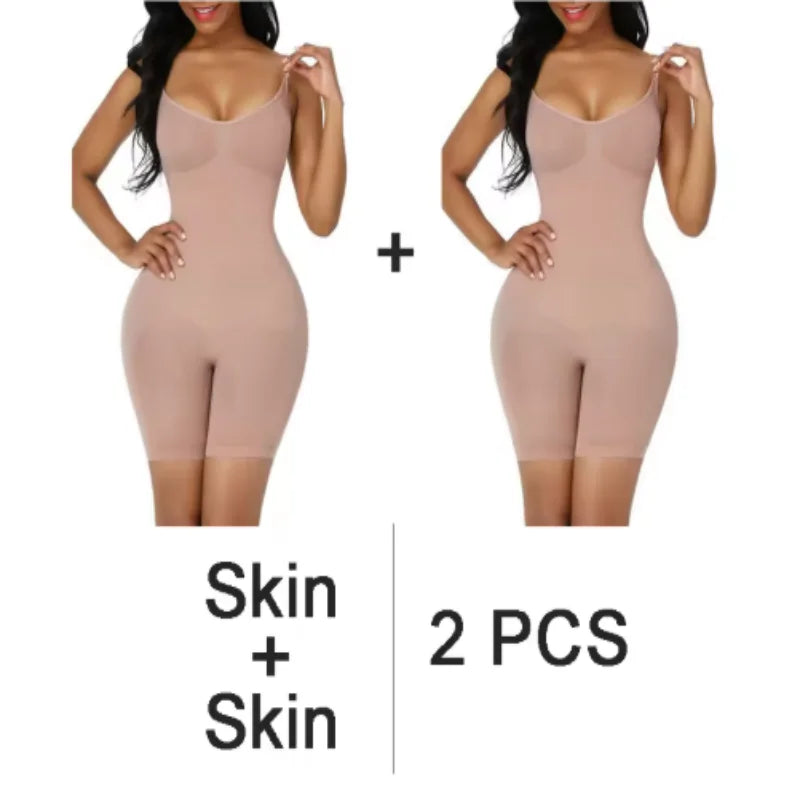Nahtlose Shapewear Damen Bodysuit Fajas Body Shapewear Bauchkontrolle Shapewear Postpartale Hüftstraffung Bodysuit Bauchunterwäsche